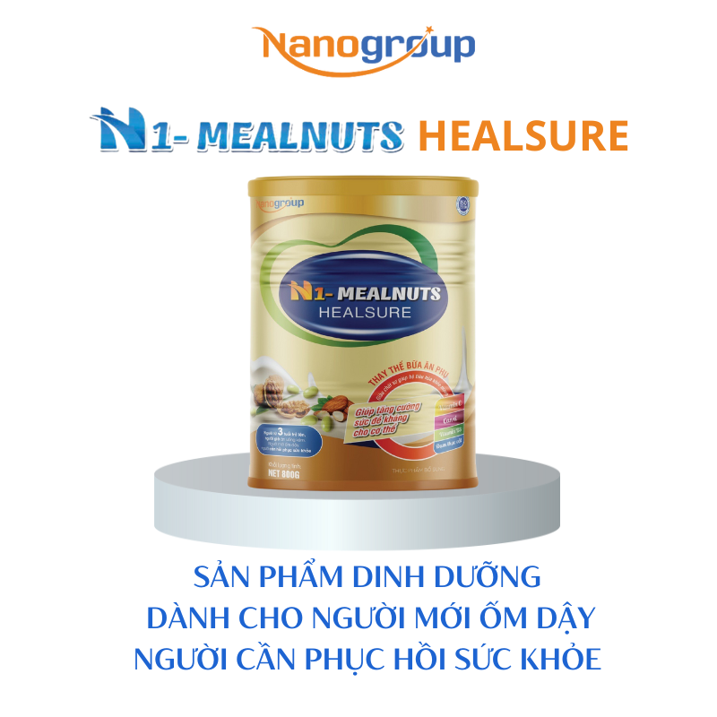 Sữa hạt N1-Mealnuts Healsure dinh dưỡng toàn diện, phục hồi sức khỏe - nanogroup