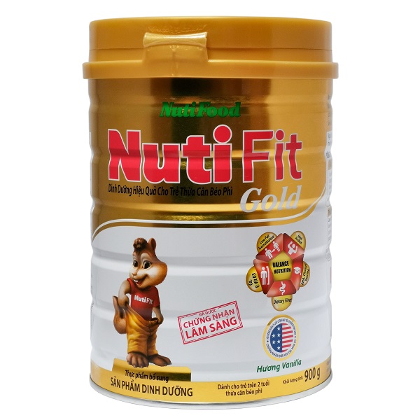 Sữa Nuti Fit Gold cho trẻ béo phì 