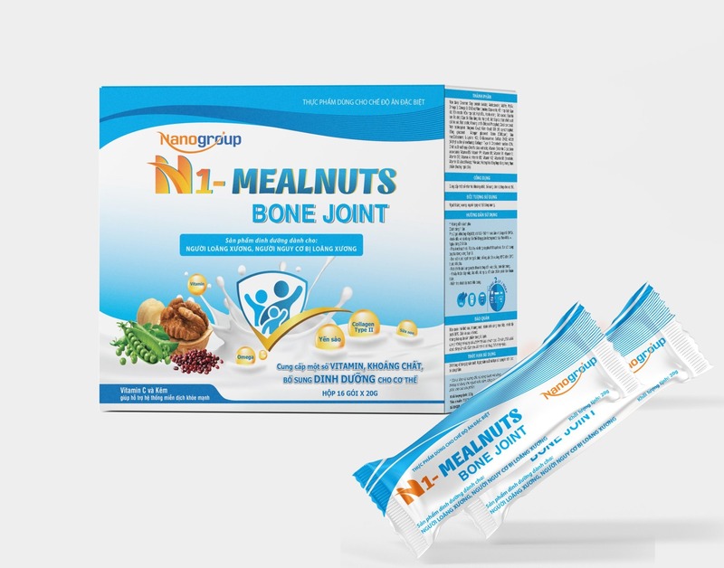N1-Mealnuts Bone Joint sữa loãng xương an toàn có cả lon và hộp giấy