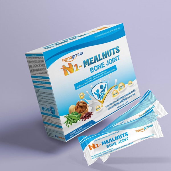 Sữa Hạt N1-Mealnuts Bone Joint có sẵn hộp giấy 16 gói