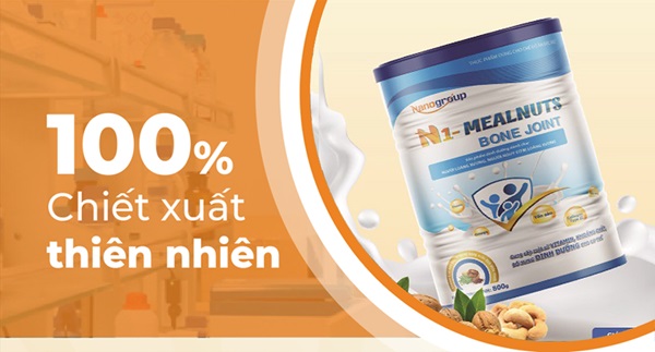 Sữa Hạt N1-MEALNUTS BONE JOINT với 100% chiết xuất tự nhiên