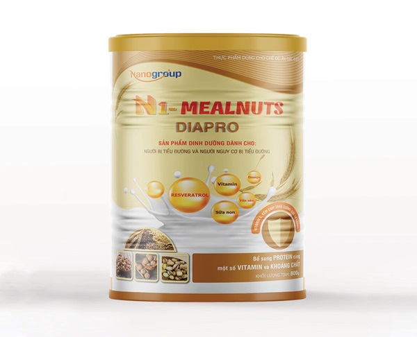 N1-MEALNUTS DIAPRO được khuyến khích dùng cho người tiểu đường tuýp 2