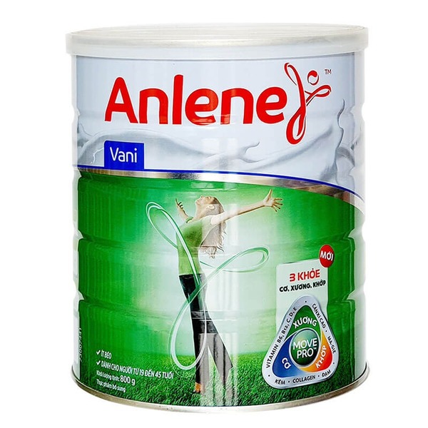 Sữa nào nhiều canxi nhất - anlene