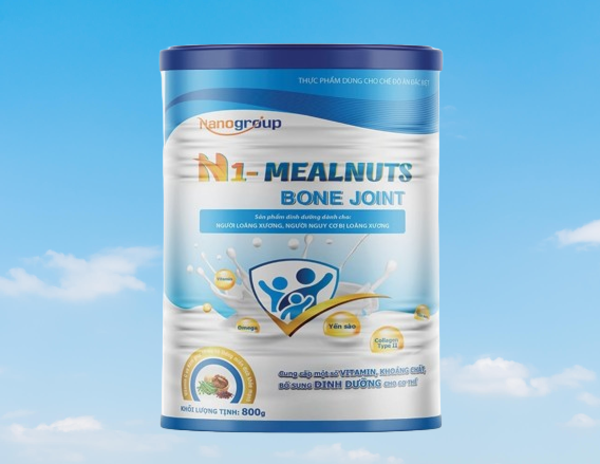 Sữa hạt nào nhiều canxi đó là Sữa N1-MEALNUTS BONE JOINT  lon 800g