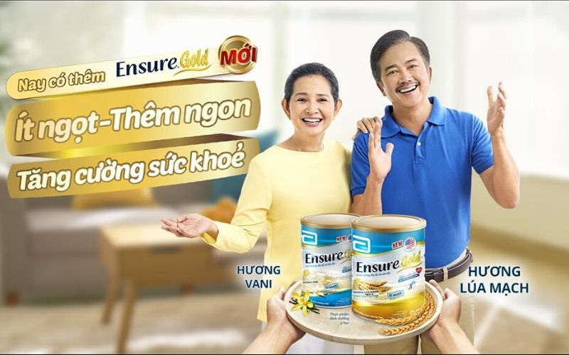 Sữa bột Abbott Ensure Gold cho người già-nanogroup
