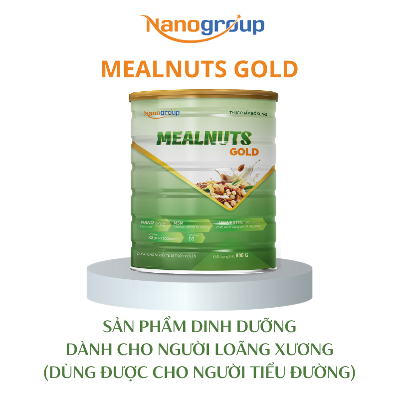 MEALNUTS GOLD thực phẩm bổ sung dinh dưỡng cho người loãng xương & tiểu đường